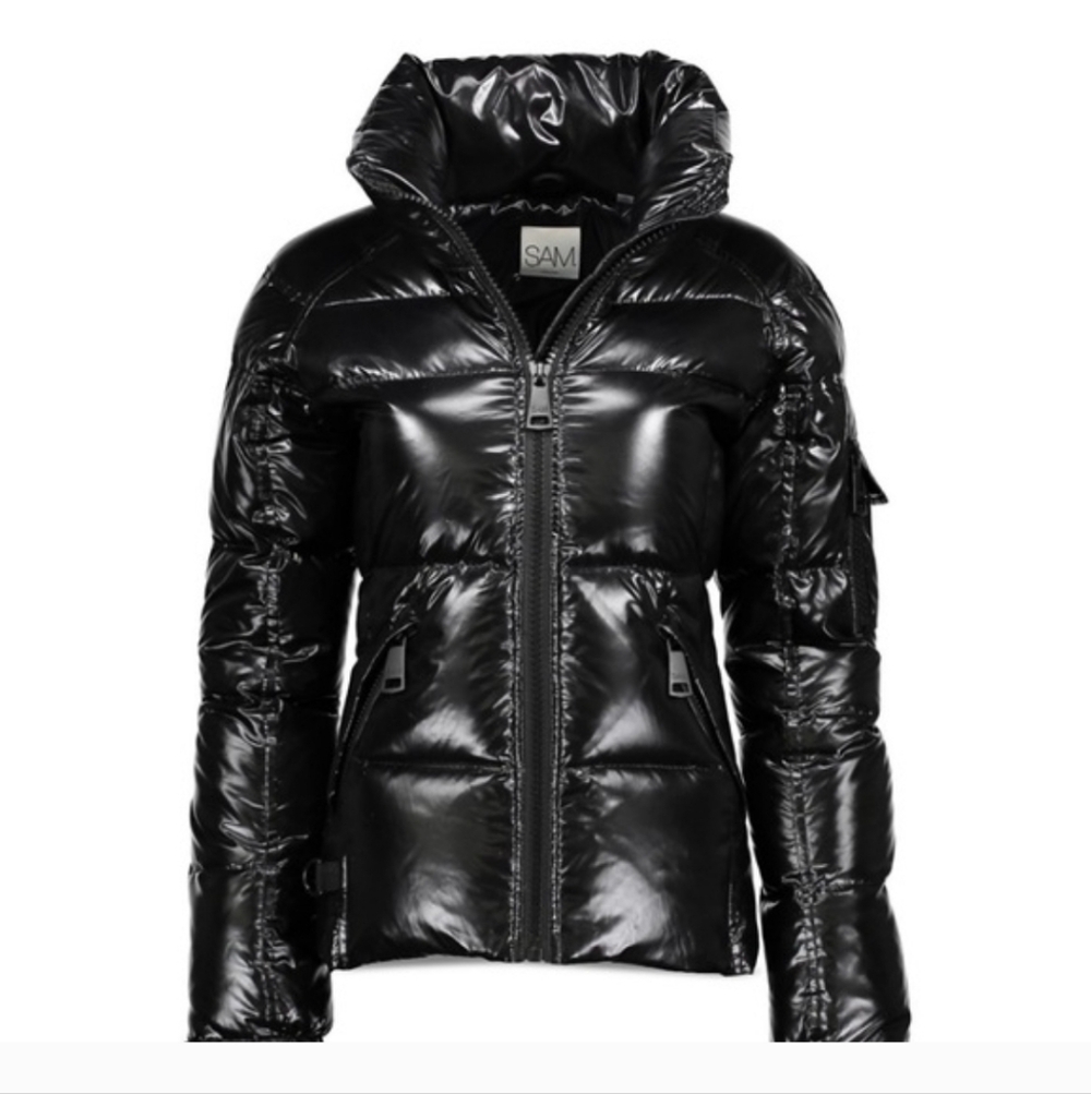 SAM. Freestyle Down Puffer Jacket in Black